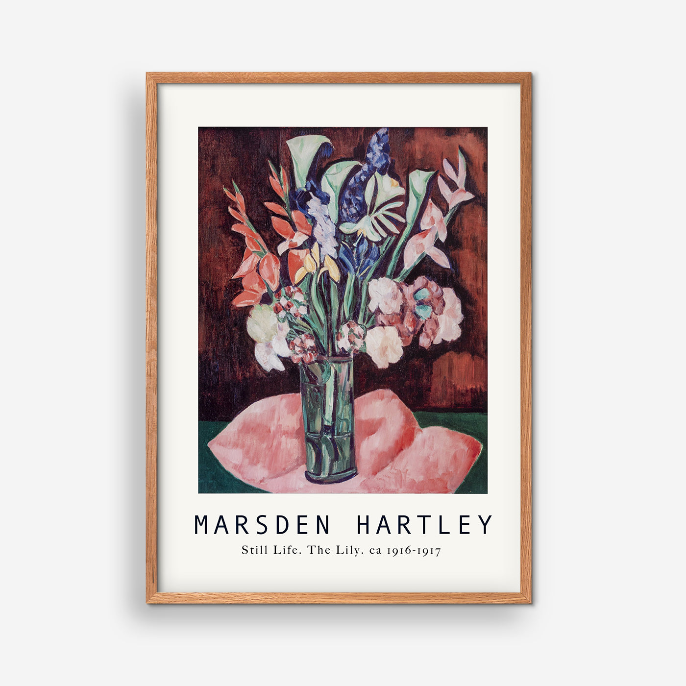 Stillleben. Die Lilly ca. 1916–1917 – Marsden Hartley