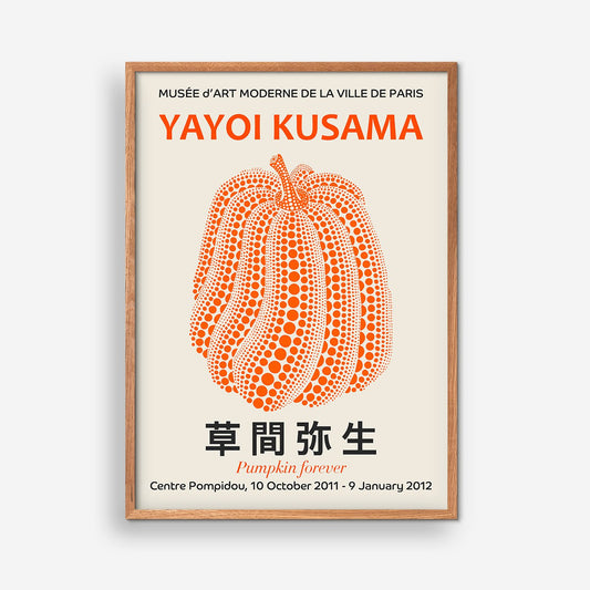 Kürbis für immer orange - Yayoi Kusama