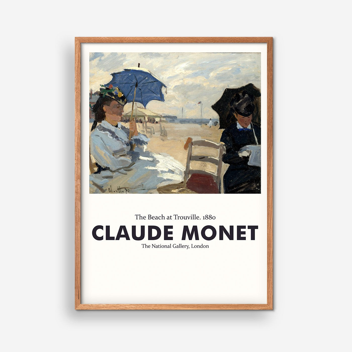 The Beach at Trouville, 1880 - Claude Monet