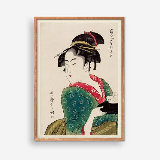 Japansk kvinna - Utamaro Kitagawa