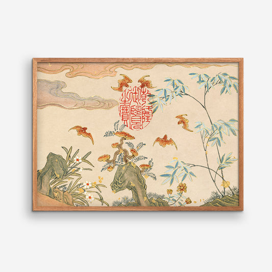 Fladdermöss, stenar, blommor - Zhang Ruoai