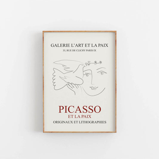 Et La Paix Ausstellungsplakat - Picasso