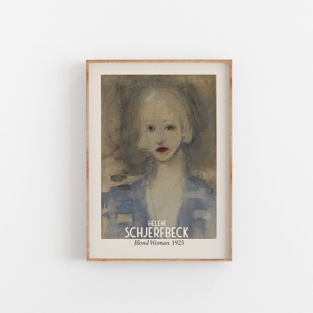 Helene Schjerfbeck - Blonde Frau 1925